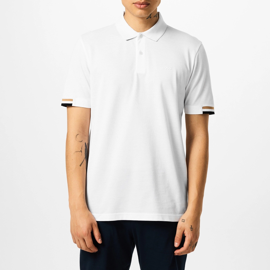 Hugo Boss Parlay 147 Polo Shirt - White